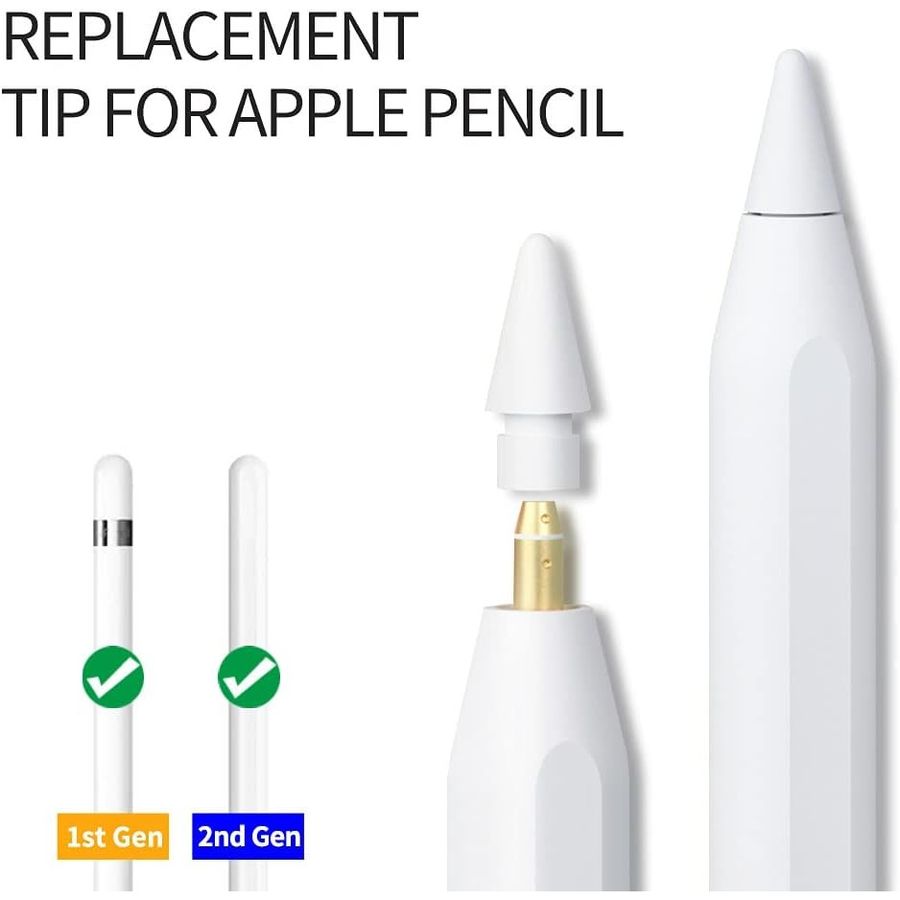 AWINNER Apple Pencil Replacement Tips, 4-Pack, view 3