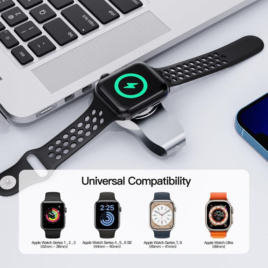 AWINNER Portable Magnetic Charger for Apple Watch, view 2