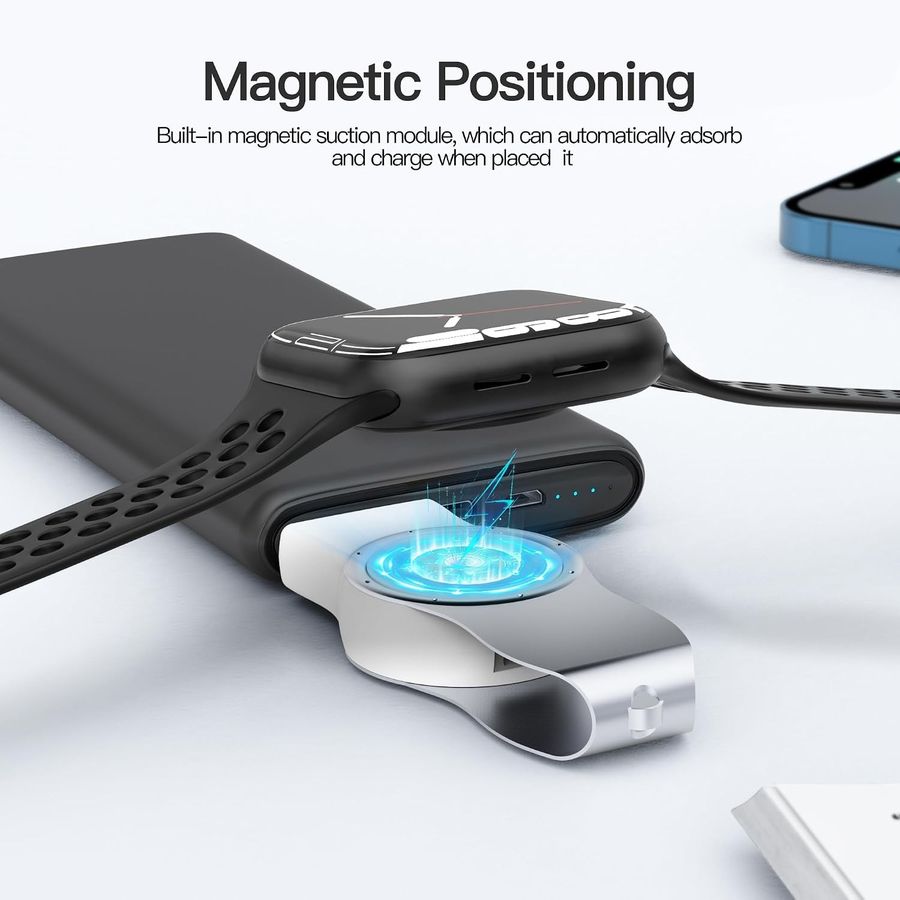 AWINNER Portable Magnetic Charger for Apple Watch, view 3