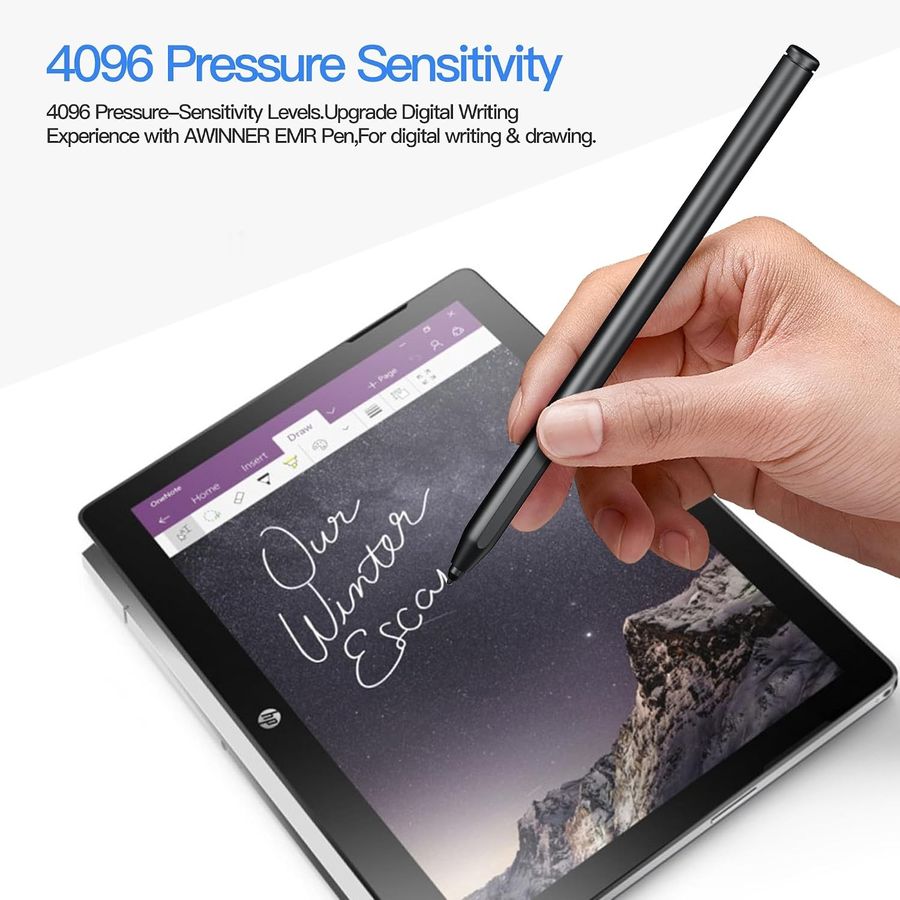 AWINNER EMR Stylus with Digital Eraser, view 3