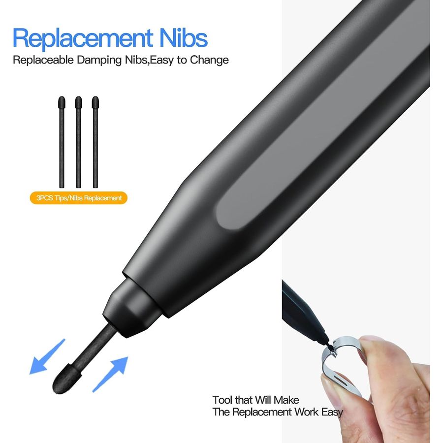 AWINNER EMR Stylus with Digital Eraser, view 6