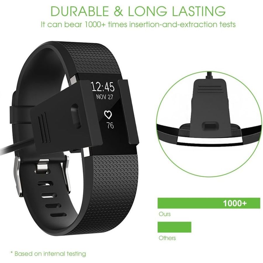 AWINNER Charger for Fitbit Charge 2, 2-Pack, view 2