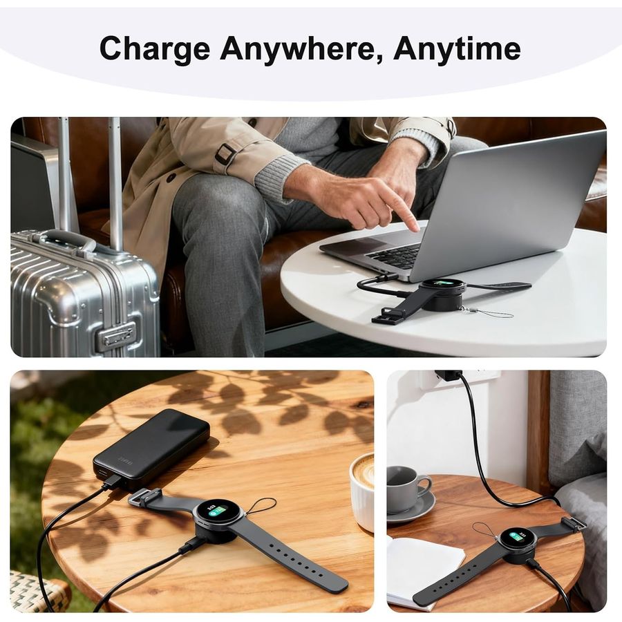 AWINNER Portable Keychain Charger for Galaxy Watch, USB-C, view 3