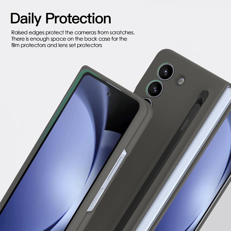 AWINNER Galaxy Z Fold 5 Case with Built-in S Pen, view 4