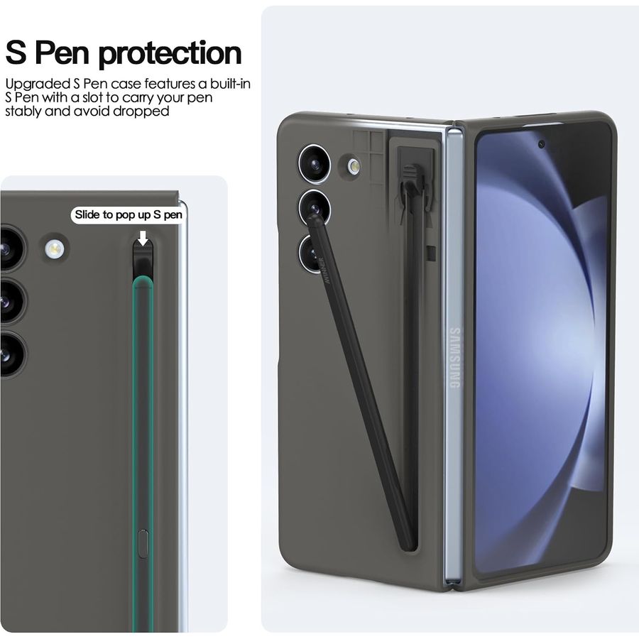 AWINNER Galaxy Z Fold 5 Case with Built-in S Pen, view 5
