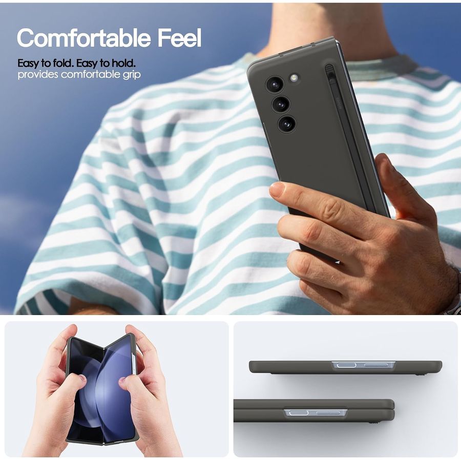 AWINNER Galaxy Z Fold 5 Case with Built-in S Pen, view 6