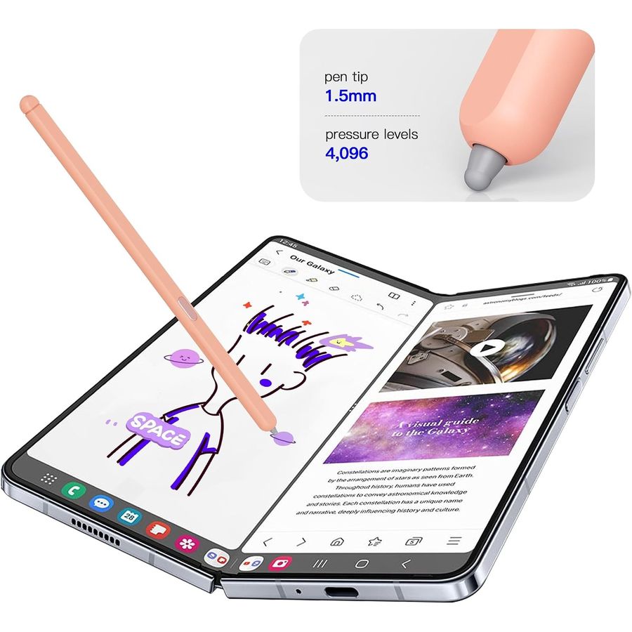 AWINNER Slim S Pen for Galaxy Z Fold 5, Pink, view 5