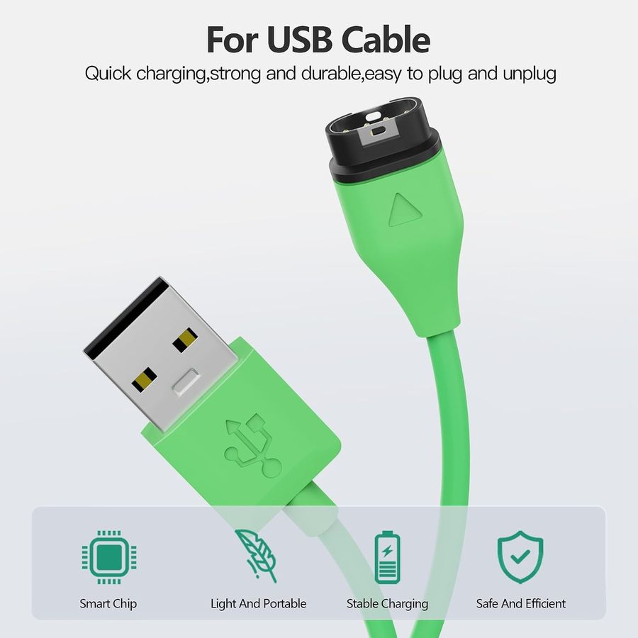 AWINNER Garmin Charger Cable, USB-A, Single, view 3