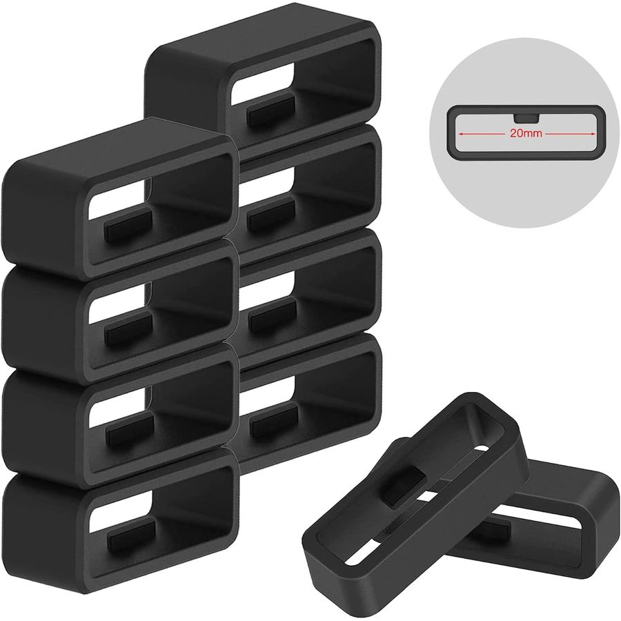 AWINNER Watch Band Keepers for Garmin, 20 mm, 10-Pack, view 2