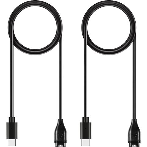 AWINNER Garmin Watch Charger, USB-C Cable, 2-Pack