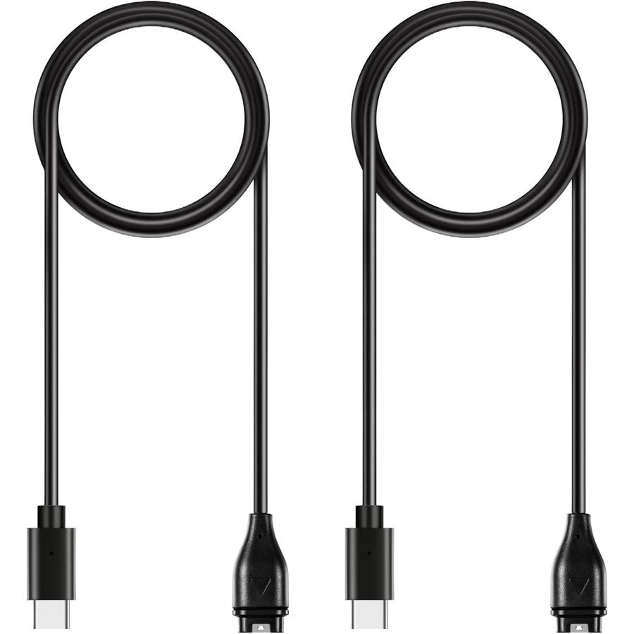 AWINNER Garmin Watch Charger, USB-C Cable, 2-Pack
