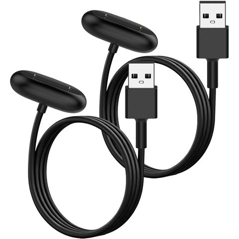 AWINNER Google Fitbit Air Charger, 2-Pack, Black USB-A