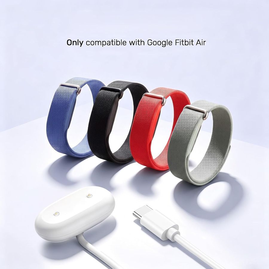 AWINNER Google Fitbit Air Charger, 2-Pack, White, view 2