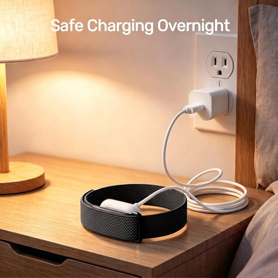 AWINNER Google Fitbit Air Charger, 2-Pack, White, view 5