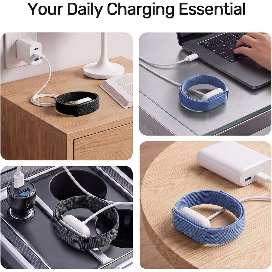AWINNER Google Fitbit Air Charger, 2-Pack, White, view 6