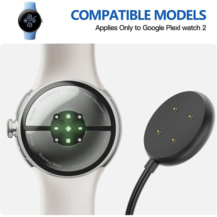 AWINNER Google Pixel Watch 2 Charger, USB-C, Single, view 2