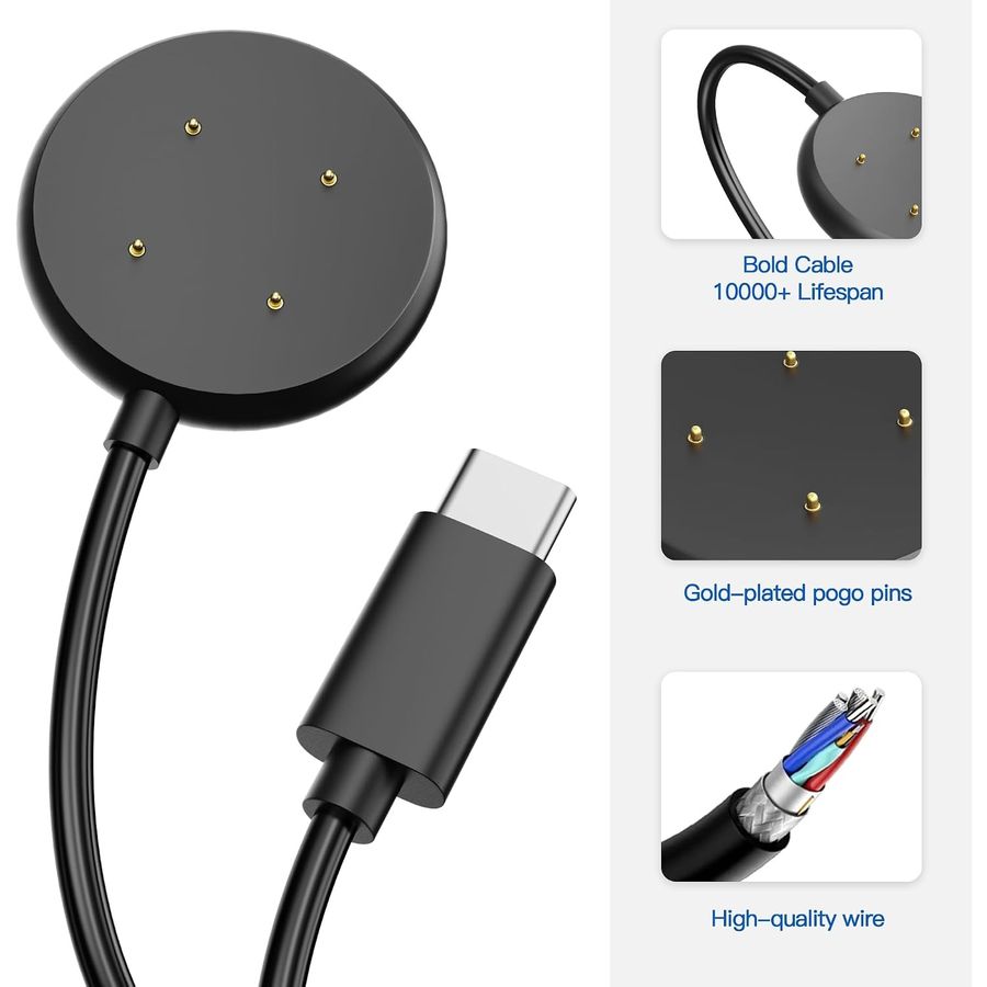 AWINNER Google Pixel Watch 2 Charger, USB-C, Single, view 3