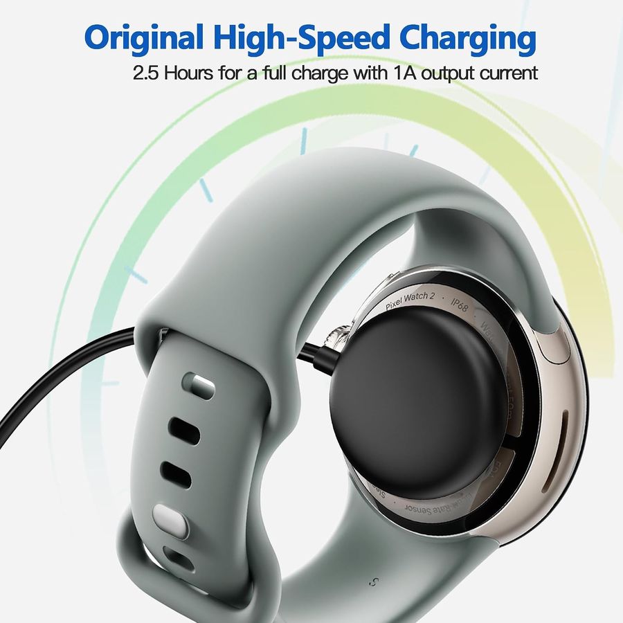 AWINNER Google Pixel Watch 2 Charger, USB-C, Single, view 4