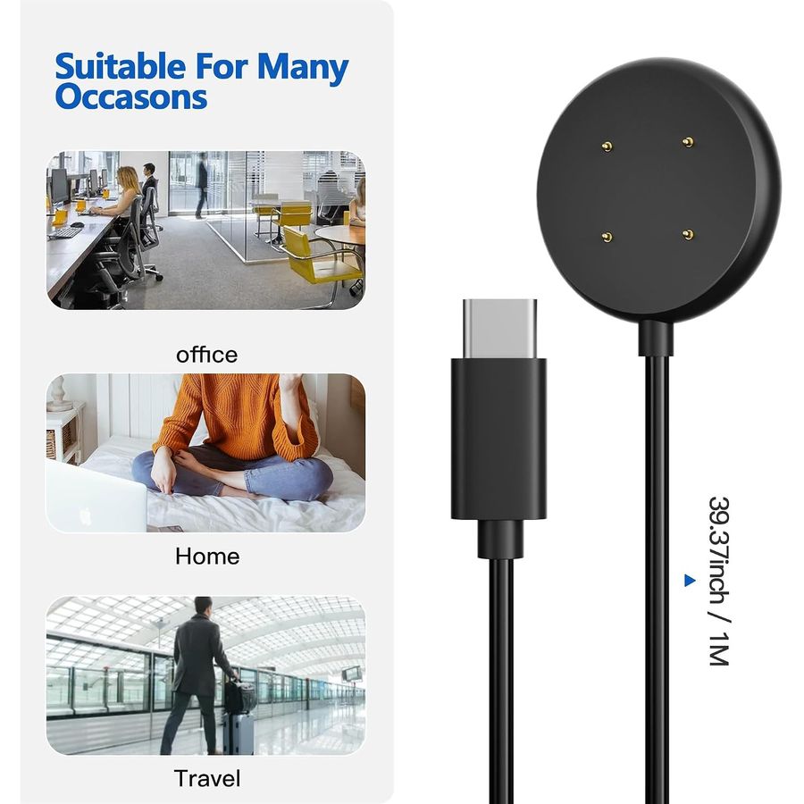 AWINNER Google Pixel Watch 2 Charger, USB-C, Single, view 5