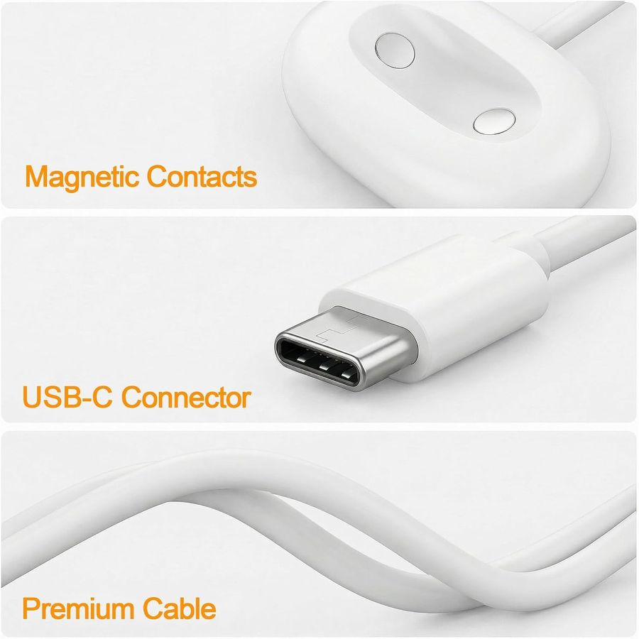 AWINNER Google Pixel Watch 4 Charger, 2-Pack, view 3