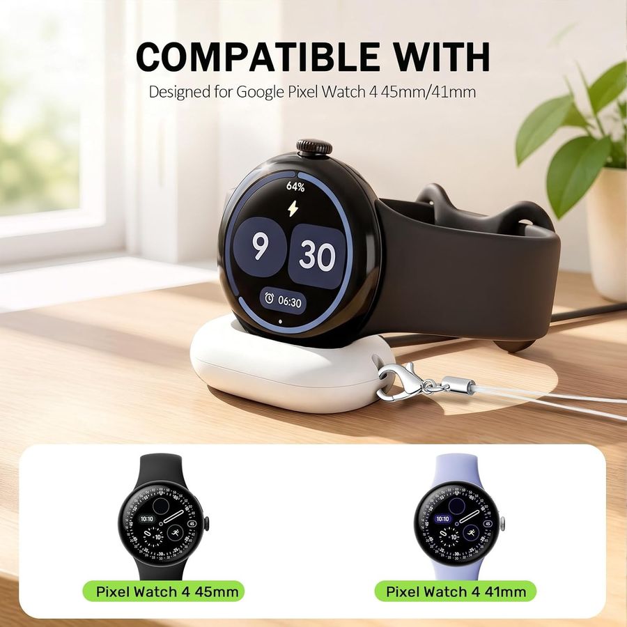 AWINNER Google Pixel Watch 4 Charger Adapter, 2-Pack, view 2
