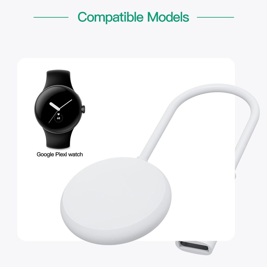 AWINNER Portable Magnetic Charger for Google Pixel Watch, view 2