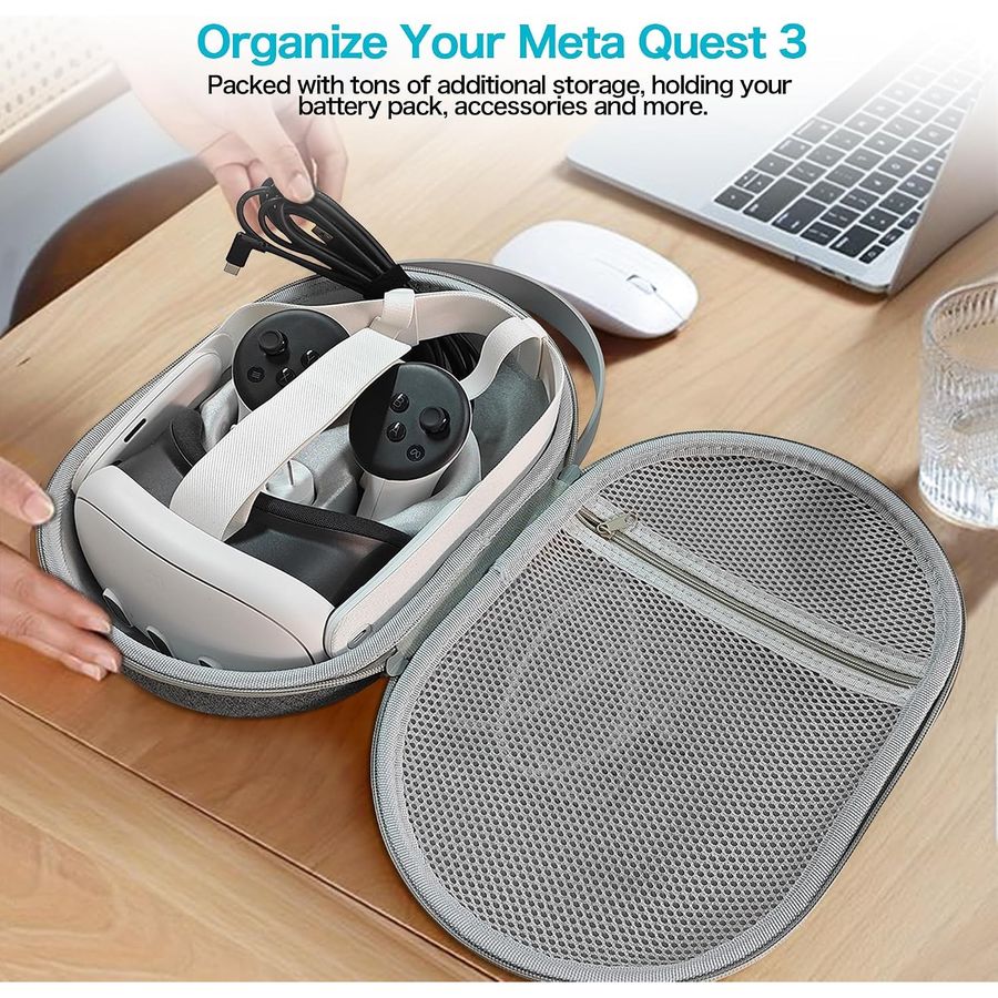 AWINNER Hard Carrying Case for Meta Quest 3, view 6