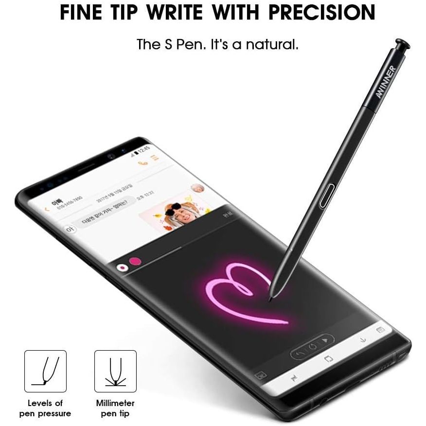 AWINNER S Pen for Samsung Galaxy Note 8, Black, view 5