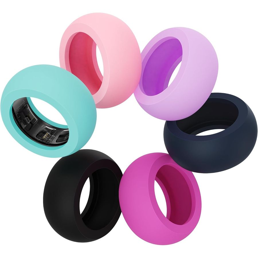 AWINNER Silicone Covers for Samsung Galaxy Ring, Large, 6-Pack