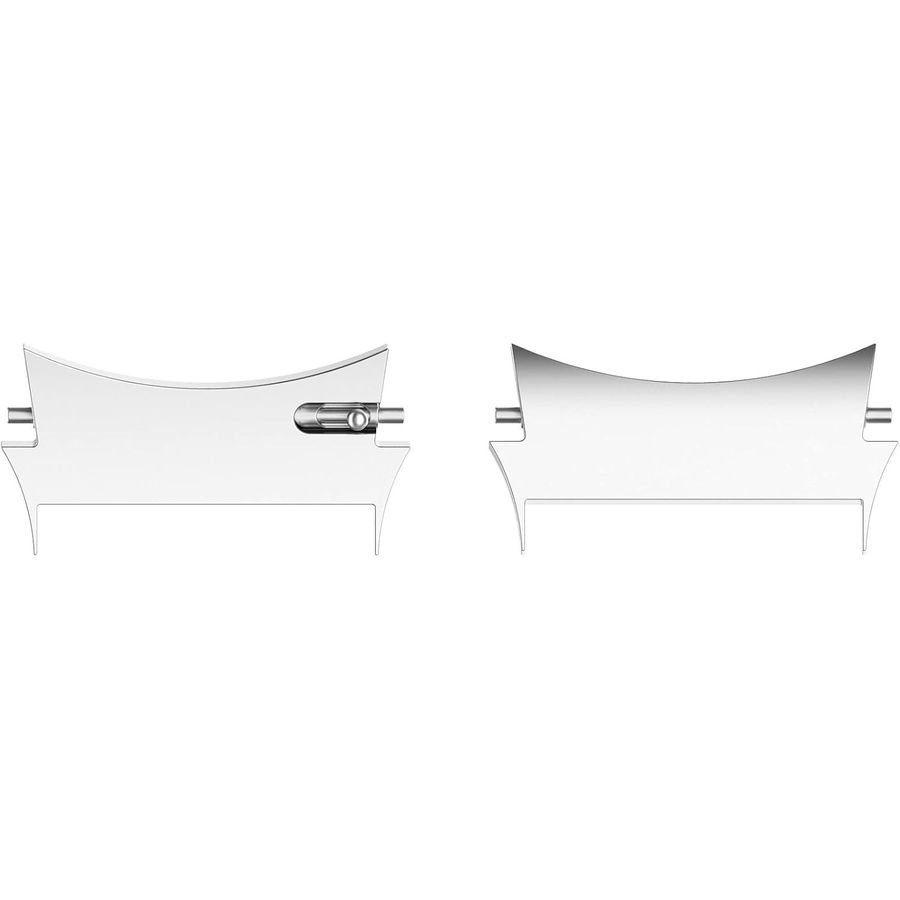 AWINNER Band Adapter Connectors for Galaxy Watch 4, Silver, view 2