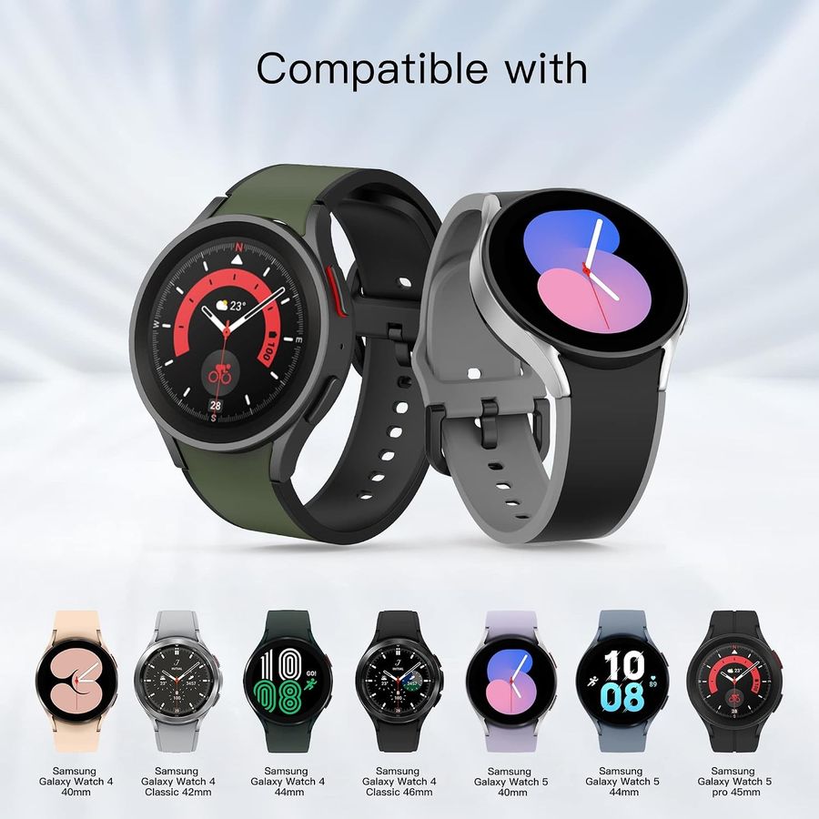 AWINNER Two-Tone Bands for Samsung Galaxy Watch 5, 10-Pack, view 2
