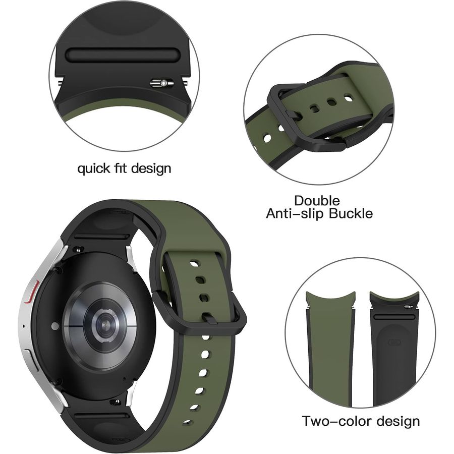 AWINNER Two-Tone Bands for Samsung Galaxy Watch 5, 10-Pack, view 4