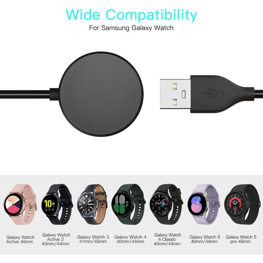 AWINNER Samsung Galaxy Watch Charger Cable, 2-Pack, view 2