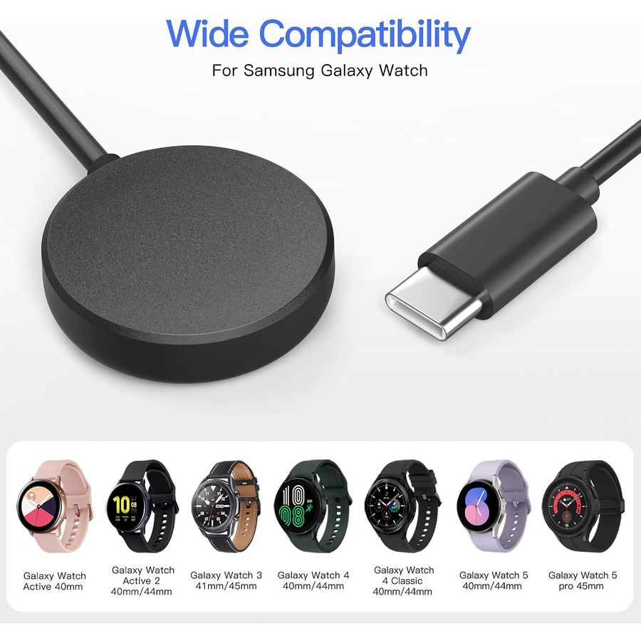 AWINNER Samsung Galaxy Watch Charger, USB-C, Single, view 2