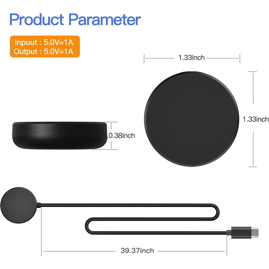 AWINNER Samsung Galaxy Watch Charger, USB-C, Single, view 3