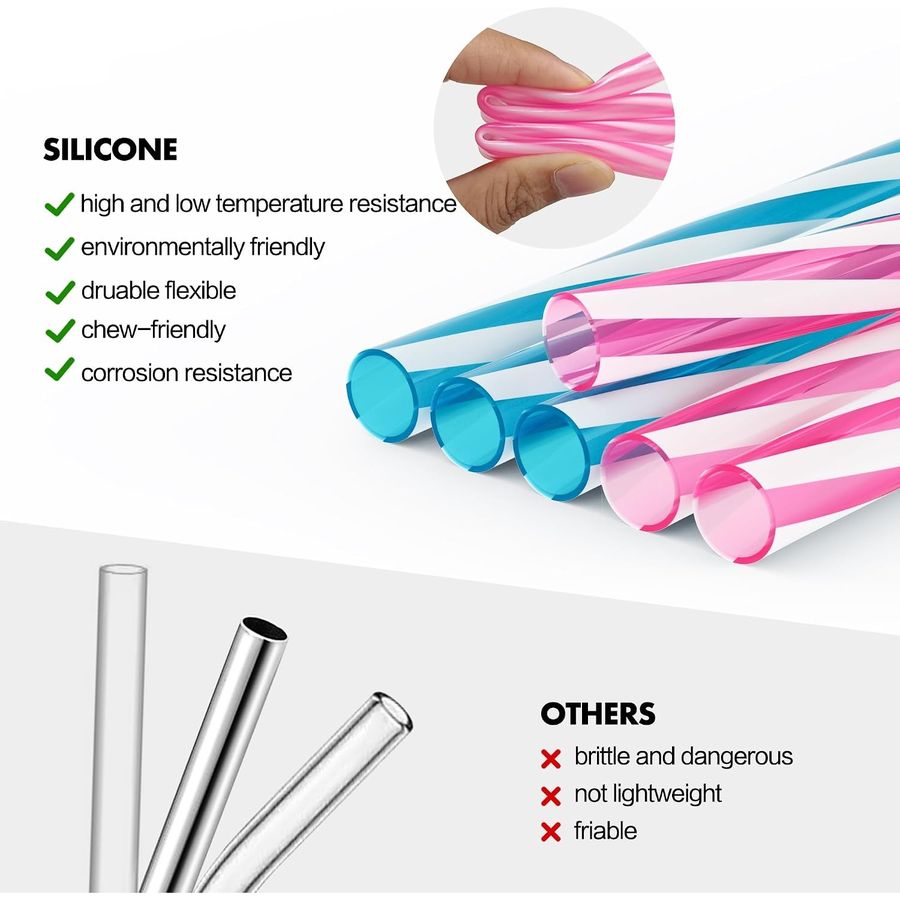 AWINNER Replacement Straws for Stanley 40 oz & 30 oz, 6-Pack, view 4