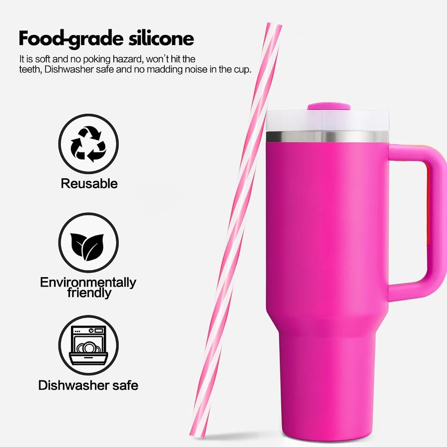 AWINNER Replacement Straws for Stanley 40 oz & 30 oz, 6-Pack, view 5
